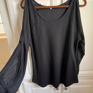 Amazon Essentials Black Long Sleeve Top